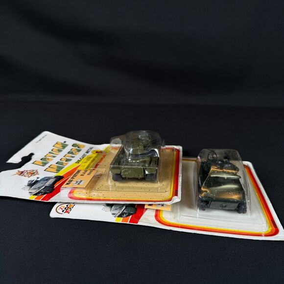 2x ZEE ZYLMEX ZYLL ACTION MASTERS TANK M48 PATTON & M551 SHERIDAN 1:87 1993 - Picture 7 of 10